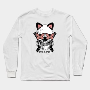 CUTE & PUNK SCULLS by WOOF SHIRT Long Sleeve T-Shirt